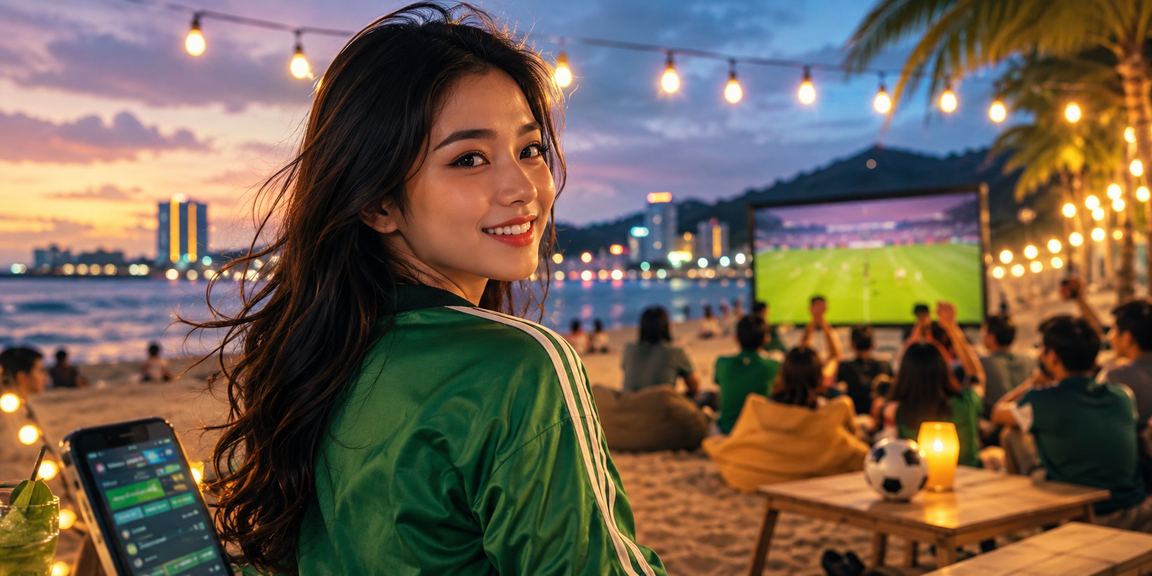 Người hâm mộ bóng đá tại Sài Gòn theo dõi trận đấu và đặt kèo trên thiết bị di động